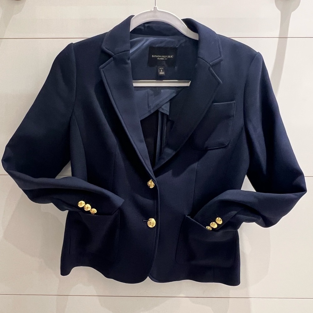 Banana Republic Navy Blazer